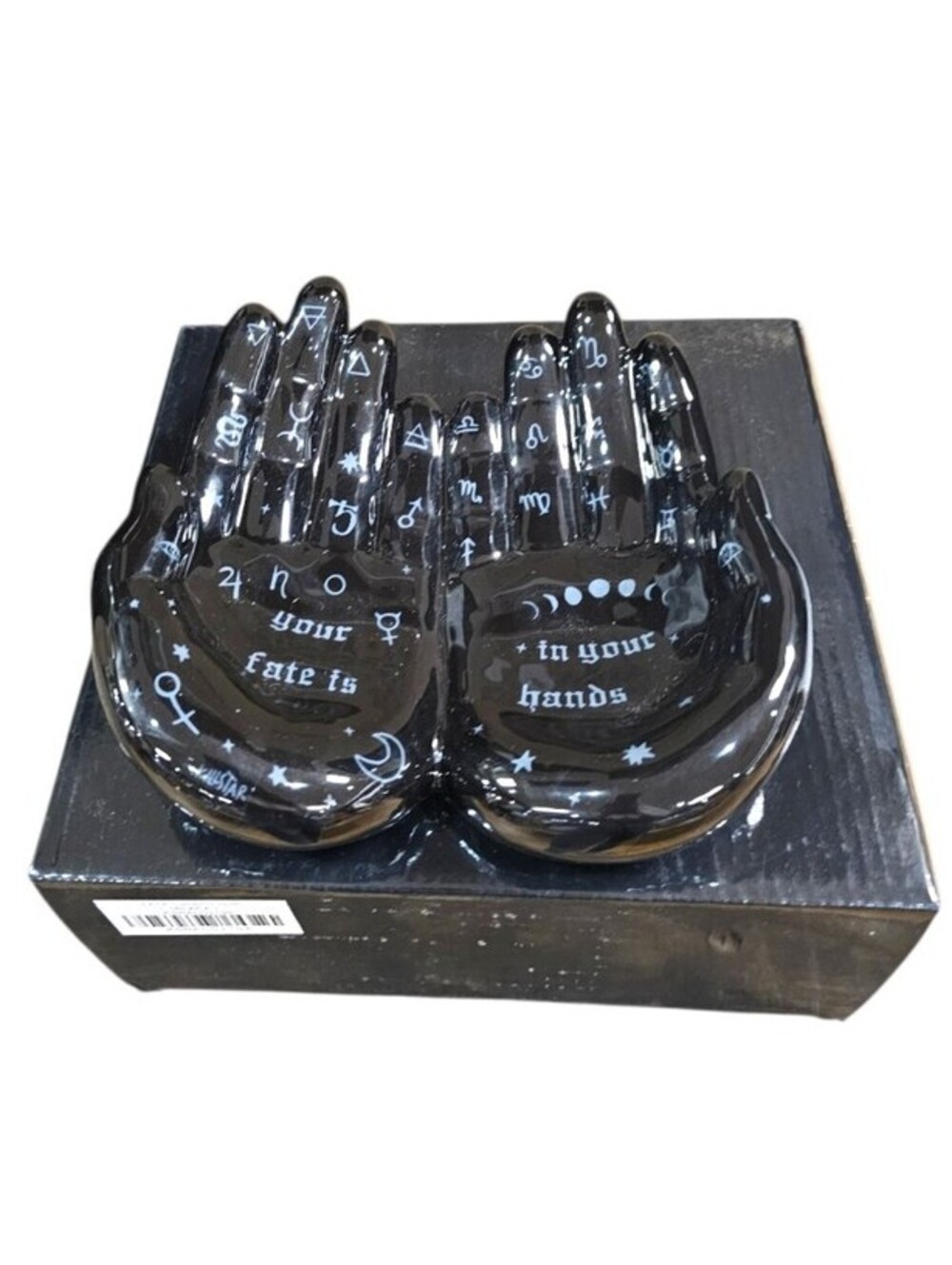 Killstar Fate Catch Jewelry Trinket Dish Ceramic Hands Moon Gothic NEW In Box